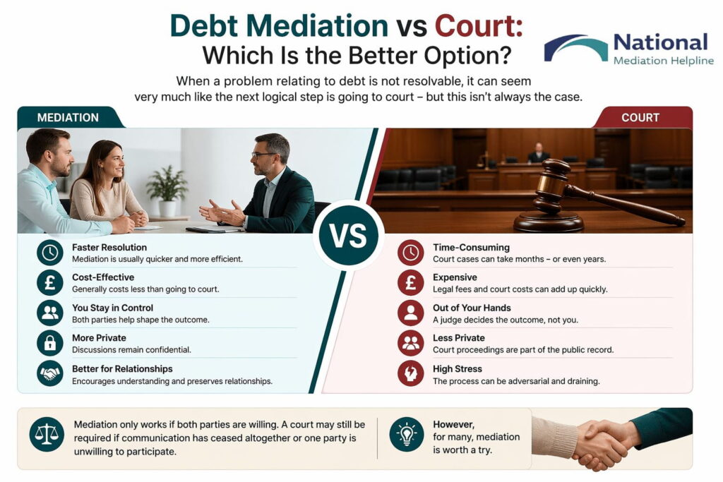 Debt Mediation vs Court: Which Is the Better Option Eastbourne