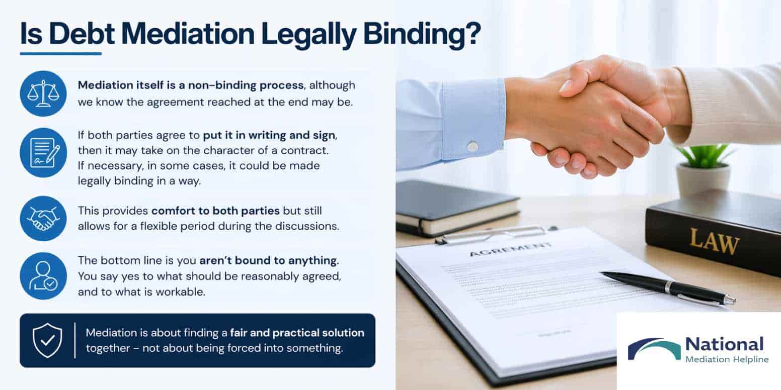 Is Debt Mediation Legally Binding Eastbourne