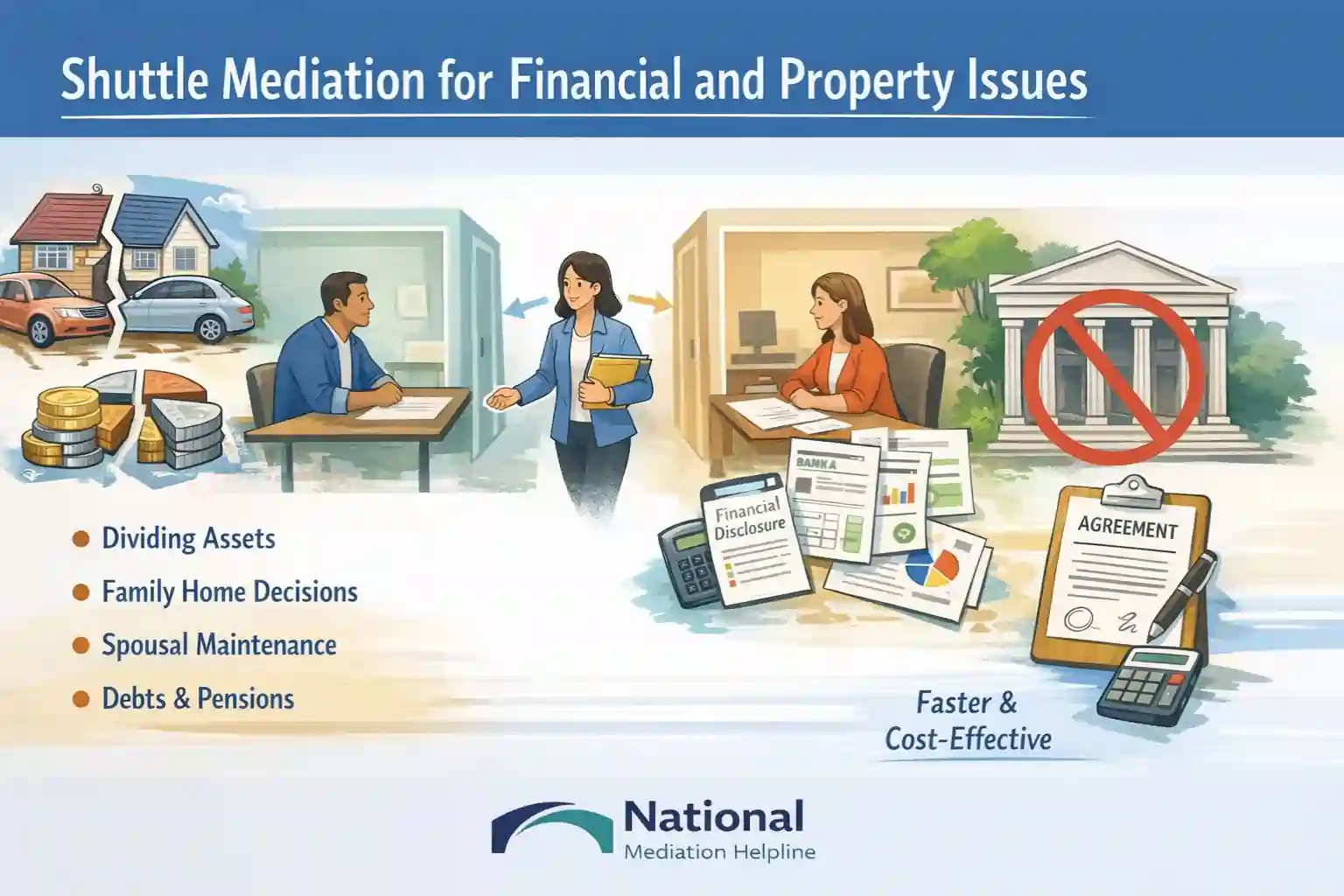 Shuttle Mediation for Financial and Property Issues Eastbourne
