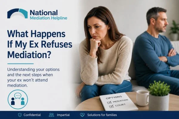 what if my ex refuses mediation Eastbourne?
